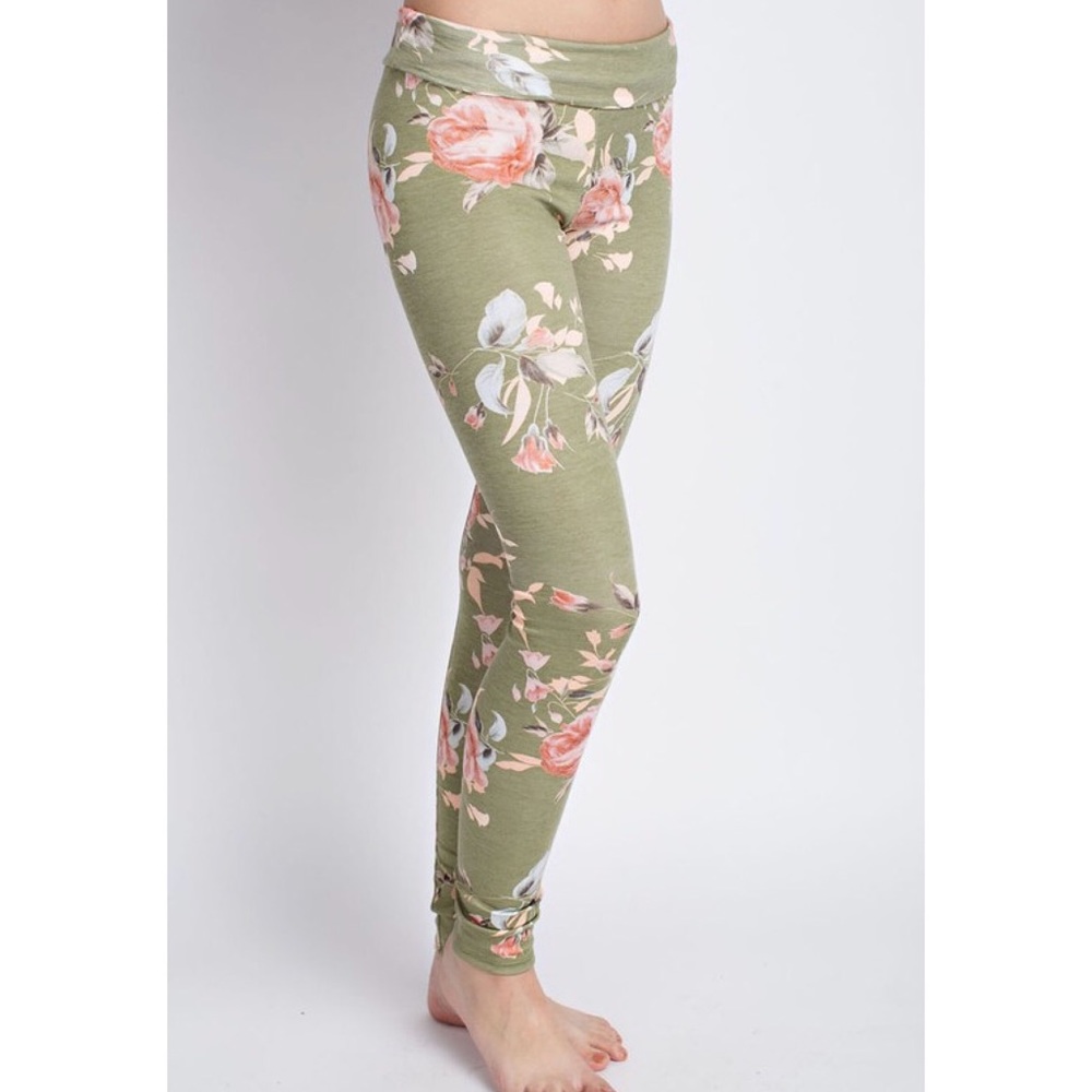 Floral leggings